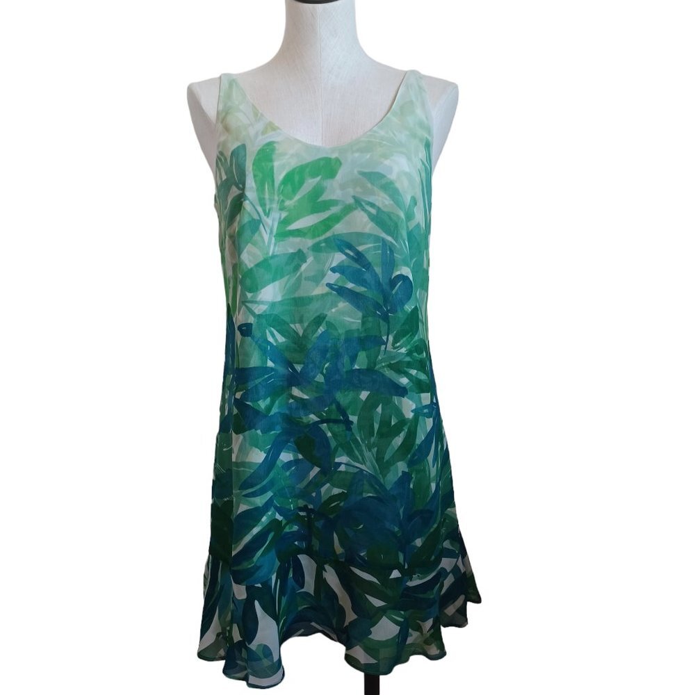 Cabi Dress Castaway Tropical Print Style 5235 Size Small